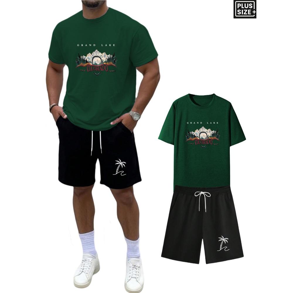 

Summer Best-selling Short Sleeved Shorts Set, with Comfortable Fabric and Soft Design, a Must-have for Fashionable Men, XXL