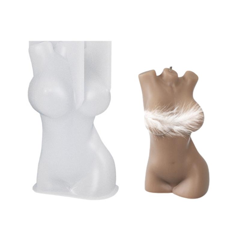 Silikonform menschlicher Körper Selbstgemachte 3D Körperkunst Kerzenformen Frauenkörper Duftkerze Epoxidform DIY Gipsformen
