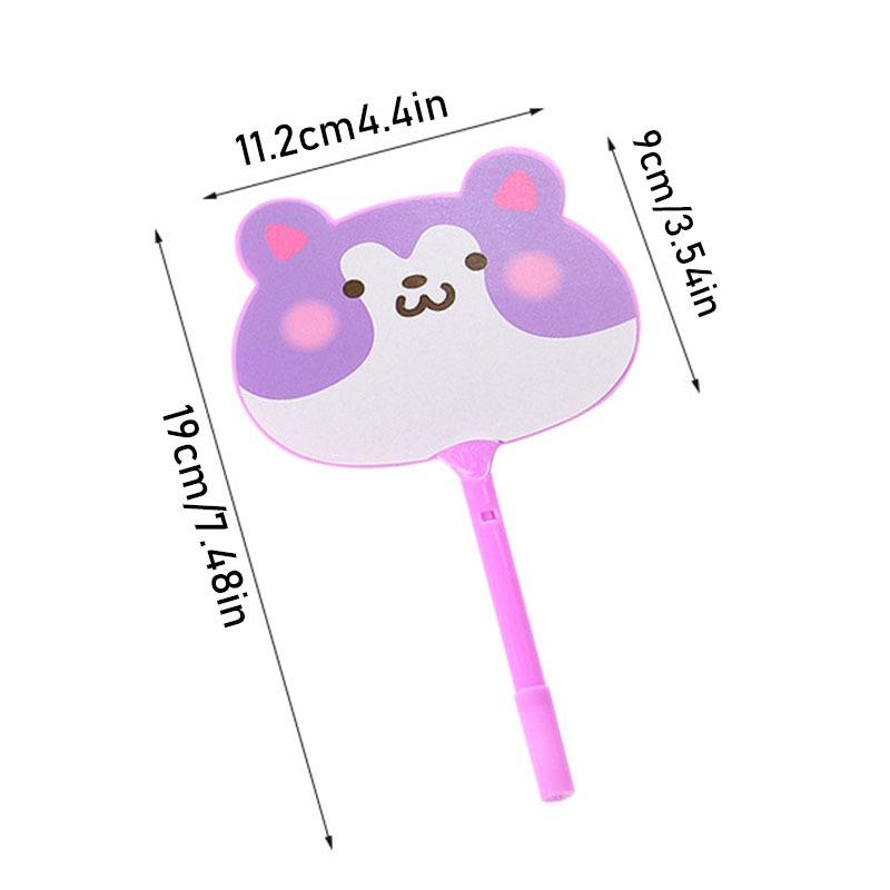 50Pcs Cartoon Creative Cute Rabbit Bear Fan Neutral Pen Creative Gift School Writing Supplies Ballpoint Pen