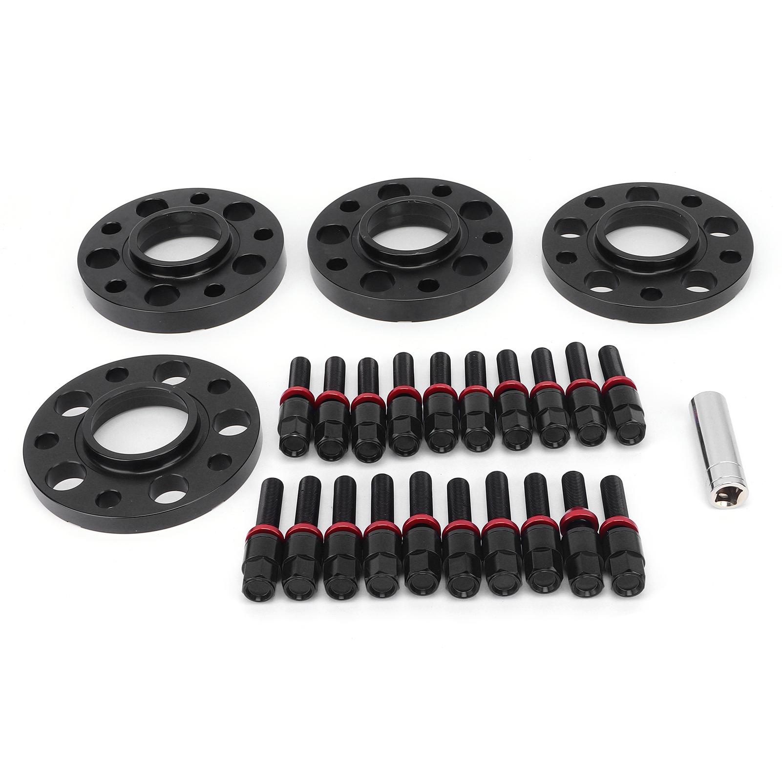 Комплект ступичных проставок для колес автомобиля, для обслуживания, ремонта, замены, для 1 серии F20 F21 2014-2019, Черный