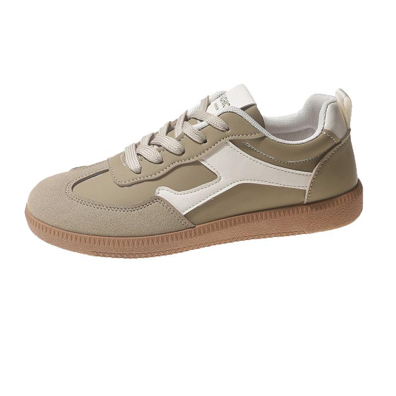 

Foreign trade little white shoes women s 2025 spring and autumn new versatile moral training shoes casual lace-up women s Forrest Gump shoes 41 зелений