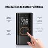 Fast Electric Air Inflator Compressor Pump For Car Bicycles Tires Wireless Charging Auto Stop And Emergency LED Light