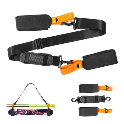 Ski Carrier Straps Skateboard Accessories Ski Shoulder Straps Adjustable Durable Skiing Gear Sled