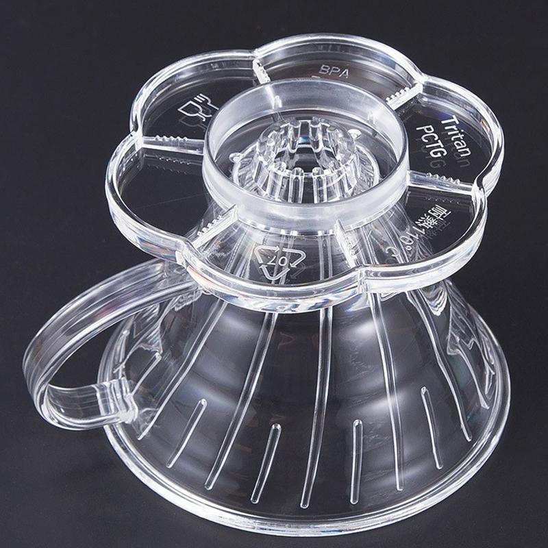 Reusable Resin Coffee Dripper Filter for Pour over Barista Brewing Funnel Filter for 1-2 Cups Coffee Making