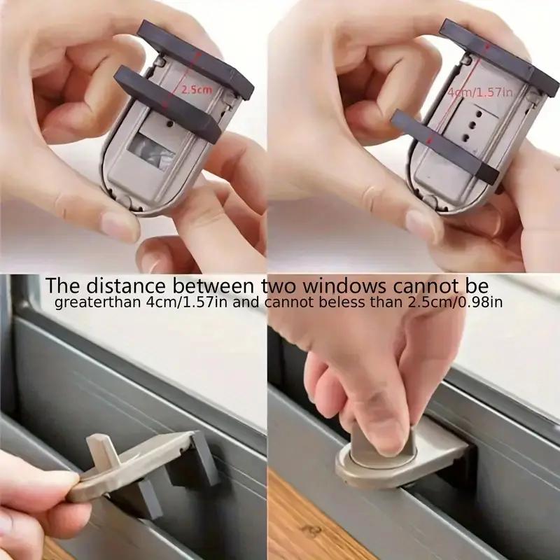 Sliding Sash Stopper Cabinet Locks Straps Doors Security Anti-theft Lock Window Sliding Door Baby Kids Child Safety Doors Lock
