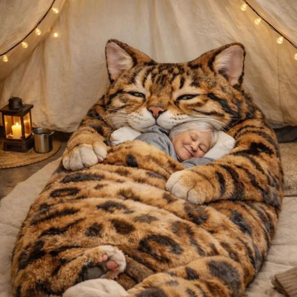 175cm Adults Plush Envelope Sleeping Bag Dog Monkey Slumber Bag Home Travel Camping Cold Weather Men Women Plush Animal Nap Mat