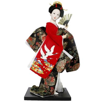 NOELAMOR Dance Maiko Japanese Doll Geisha Doll Souvenir Figurine Gift for Foreigners Oriental Doll 30cm