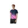 Li Ning Comfortable Simple Versatile Round Neck Quick-Dry Short Sleeve T-Shirt Men Tops Guangdong-Blue AAYV115-1