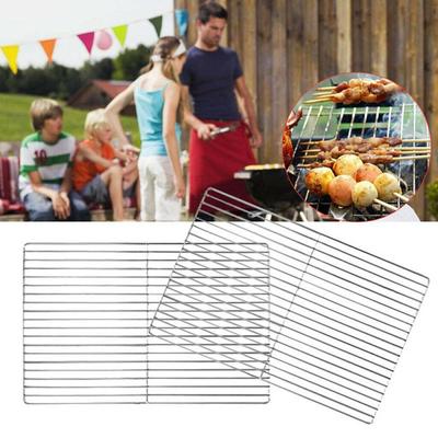 Barbecue BBQ Grill Net Stainless Steel Rack Grid Grate Replacement For Camping Home Outdoor Camping Barbecue Accessories Tool
