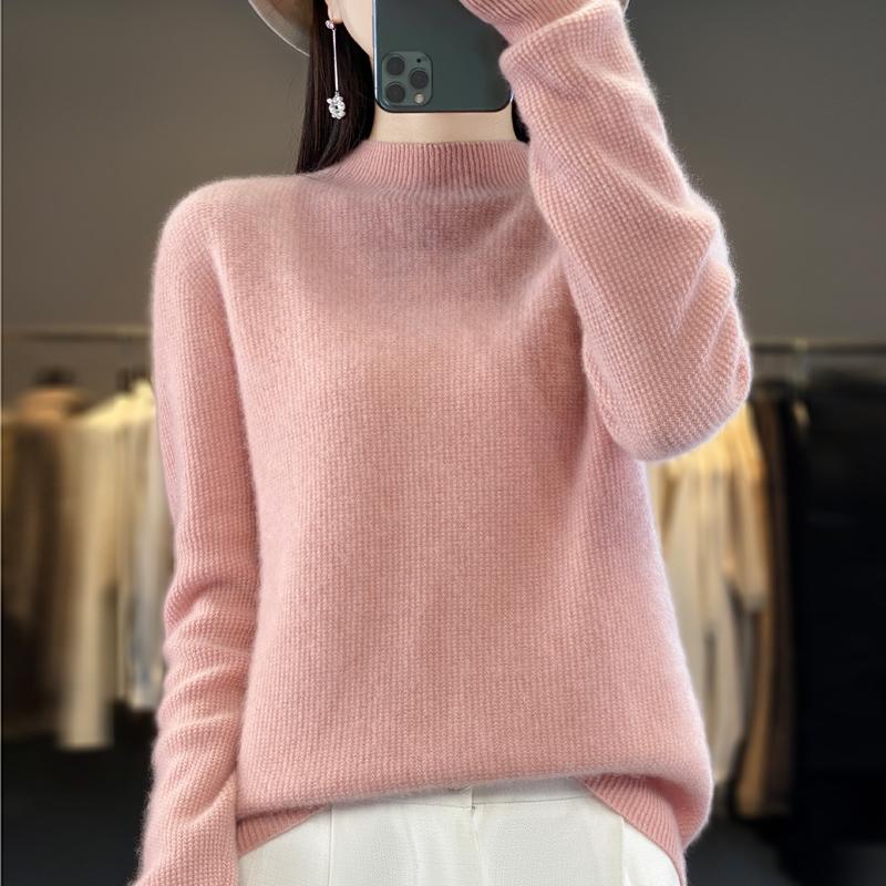 

Женский кашемировый свитер Qinghe кашемир 30% кашемир 70% шерсть осенне-зимний кашемировый пуловер мягкий и теплый XXL