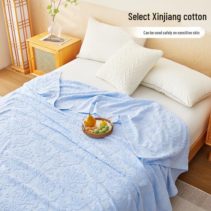 

Brangdy Lyocell Embossed Summer Towel Blanket