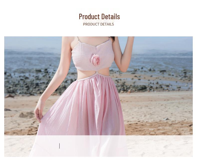 Bohemian Island Hot Spring Resort Women's Thai-Style Bikini with Versatile Long Skirt