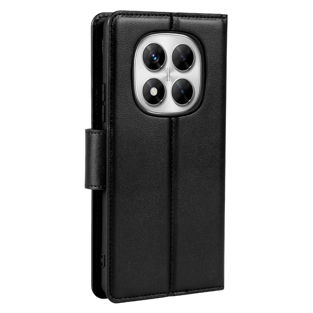 HANMAN Mill Series Phone Case for Xiaomi Redmi Note 14 Pro 5G/Note 14 Pro+ 5G/Poco X7 5G Wallet Stand PU Leather Cover