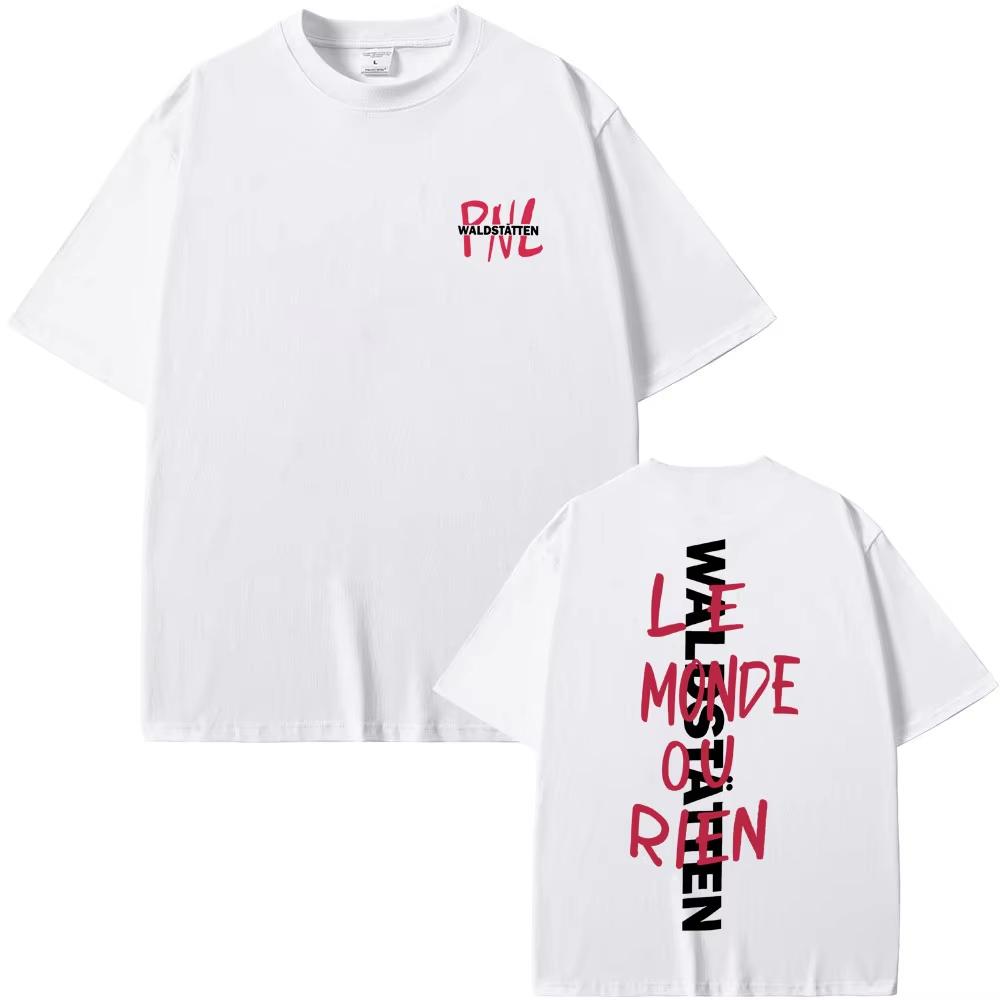 Rapper PNL Que La Famille Le Monde Chico Album 2025 T-shirts Men Women Fashion Short Sleeve T Shirt Male Cotton T-shirts