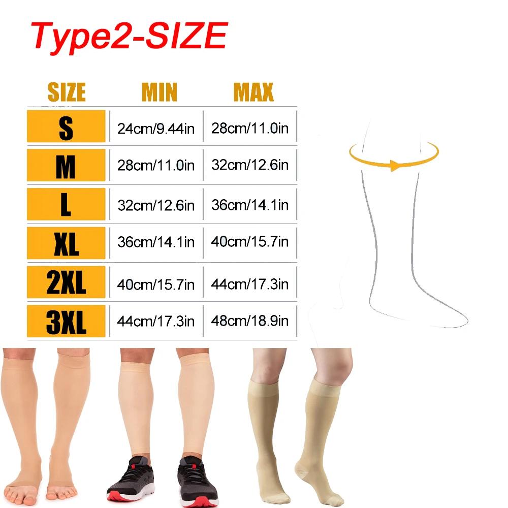 1 Pair Calf Compression Sleeve For Men & Women,Footless Compression Socks 20-30Mmhg For Leg Support,Shin Splint,Pain Relief