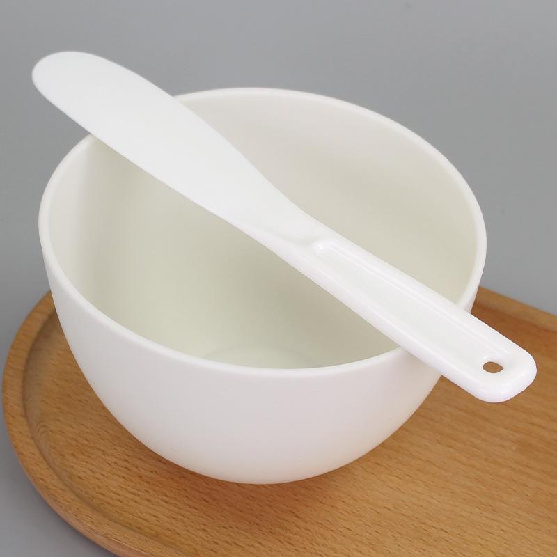 Silicone Beauty Salon Mask Bowl Set with Mixing Stick - DIY Tool for Mask Preparation