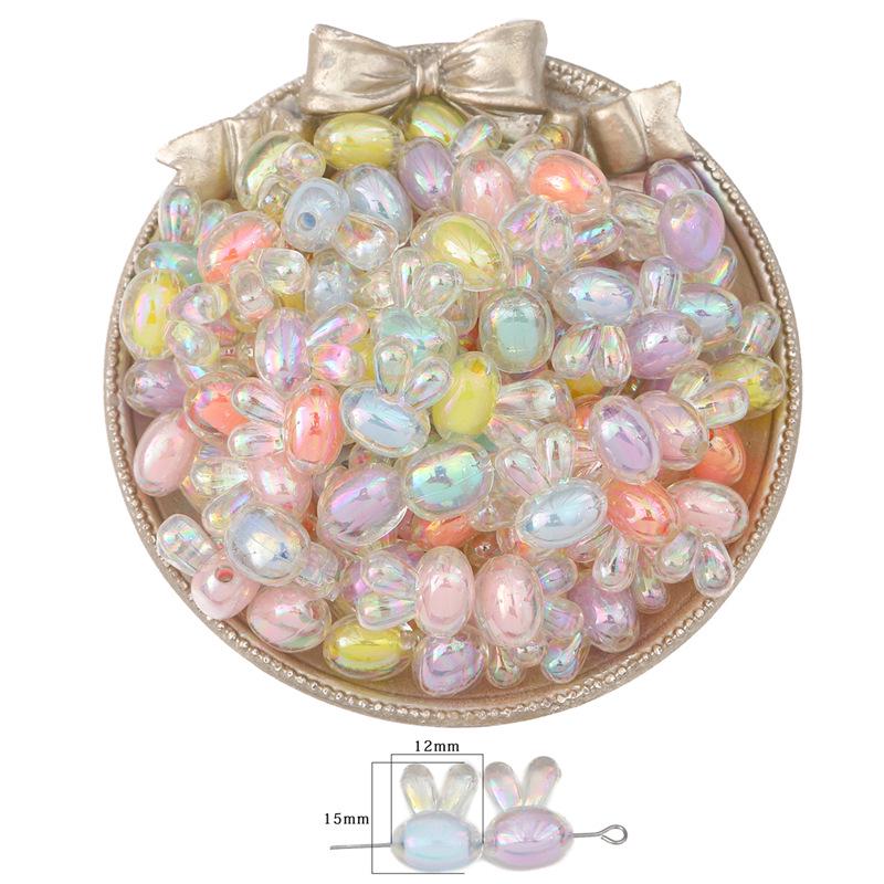 Frosted Acrylic Round Beads for DIY Jewelry and Beading Accessories