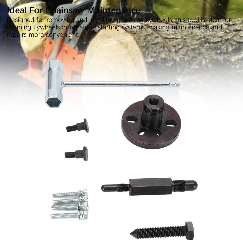 Kolbenstopp Kupplung Schwungrad Demontagewerkzeug Stahl Kettensäge Kupplung Entfernung Demontagewerkzeug für MS070 MS090 für 137 350 61