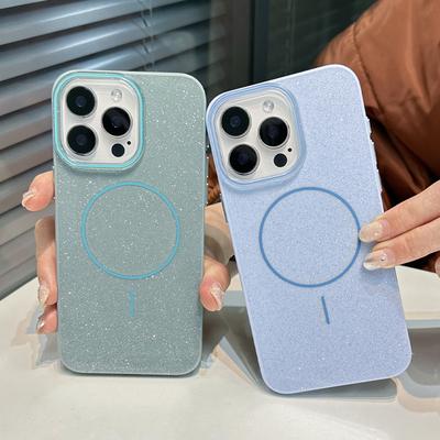 Pro Magsafe Třpytivé Bling Pouzdro na telefon Pro iPhone 16 15 14 13 12 11 Pro Max Plus Magnetické Bezdrátové Nabíjení Módní Cukrovinkové Pouzdro