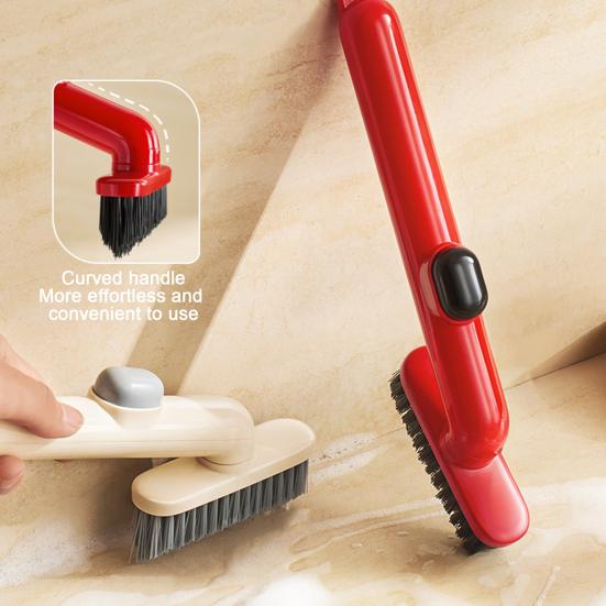 Crevice Cleaning Brush with Ergonomic Comfort Handle 360-Degree Rotating Head Handheld Crevice Cleaner