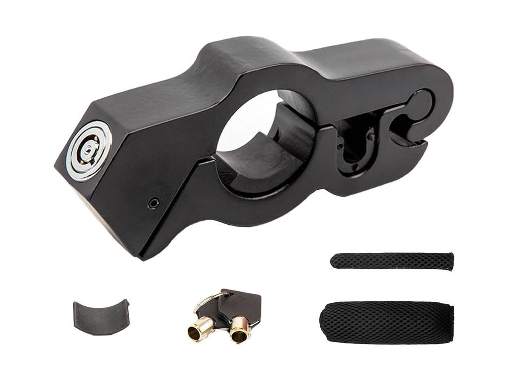 Motorcycle Brake Easy To Motorcycle Black Lock, Lock, Key, Anti-Theft, Anti-Theft, Moped, Universal, Install, Supplies,