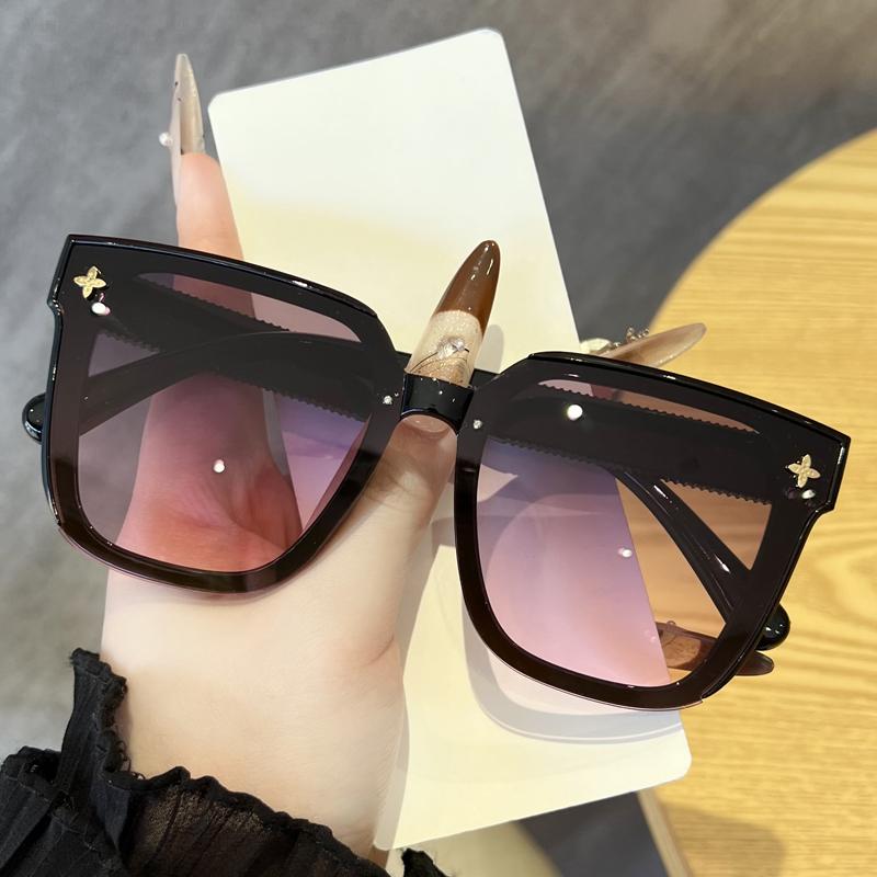 6pcs 3pcs Designer Sunglasses Women Retro Cat Eye Gradient UV400 Glasses Unisex Outdoor Fashion Sunshade Eyewear