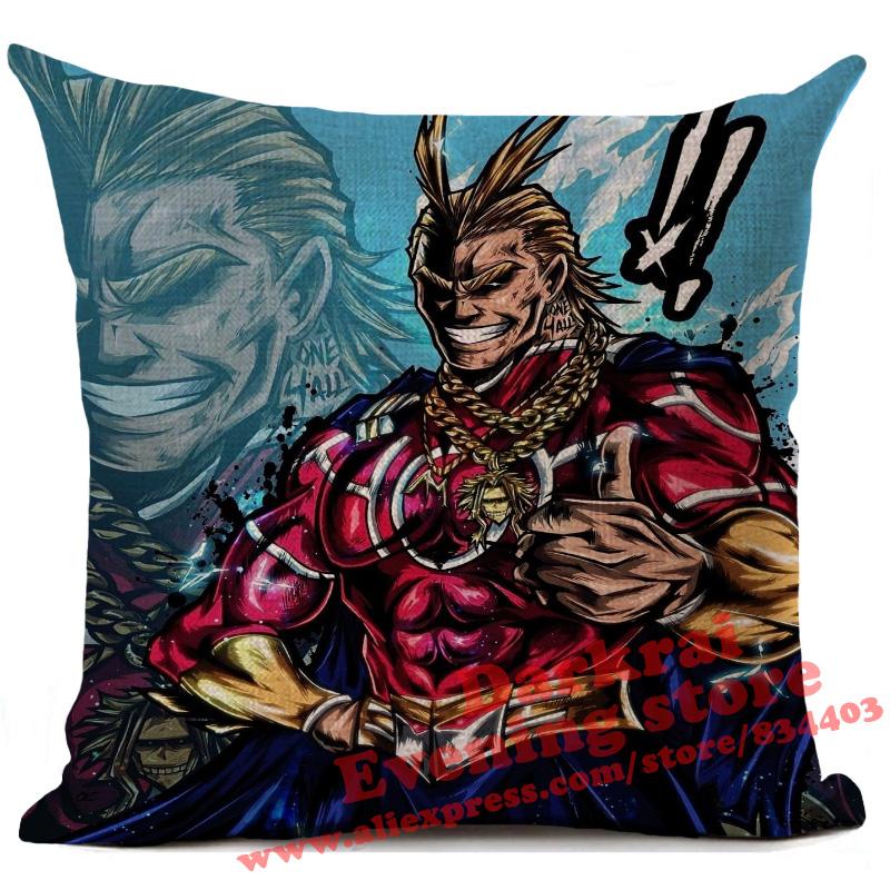My Hero Academia Cushion Cover Cartoon Anime Throw Pillows Living Room Sofa Home Decoration Pillowcase