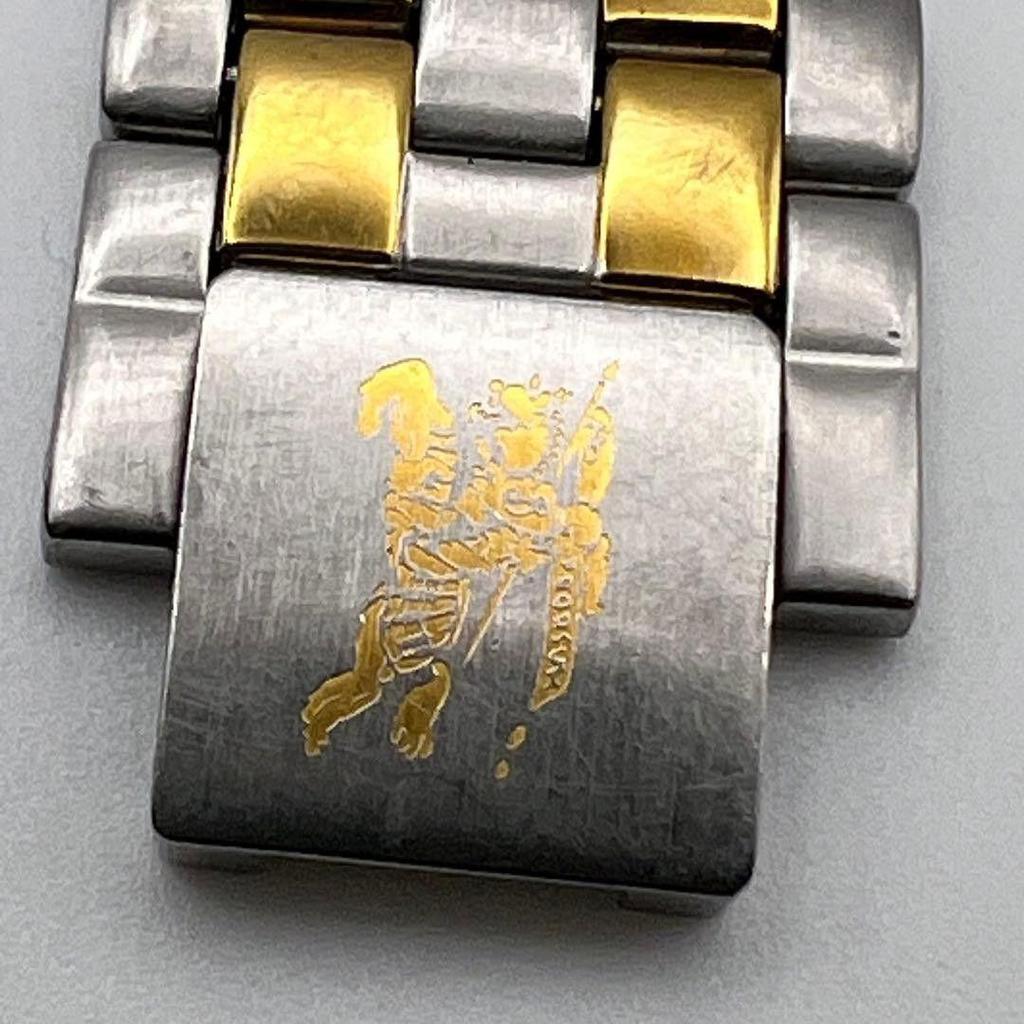 Used [Good Condition] Burberry Vintage Watch Gold Silver Knight A55 on Horseback
