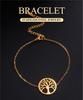 Dawapara Tree of Life Bracelet for Women Positive Energy Growth and Strength Amulet  Stainless Steel Minimalist Couple Jewelry