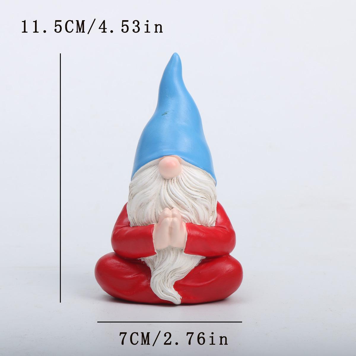 

Creative Elf Dwarf Gnome Resin Desktop Ornament for Home Art Micro Landscape