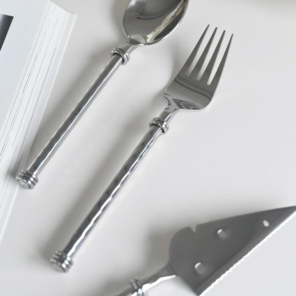 

Stainless Steel Triple Ring Twist Cutlery Dinner Fork