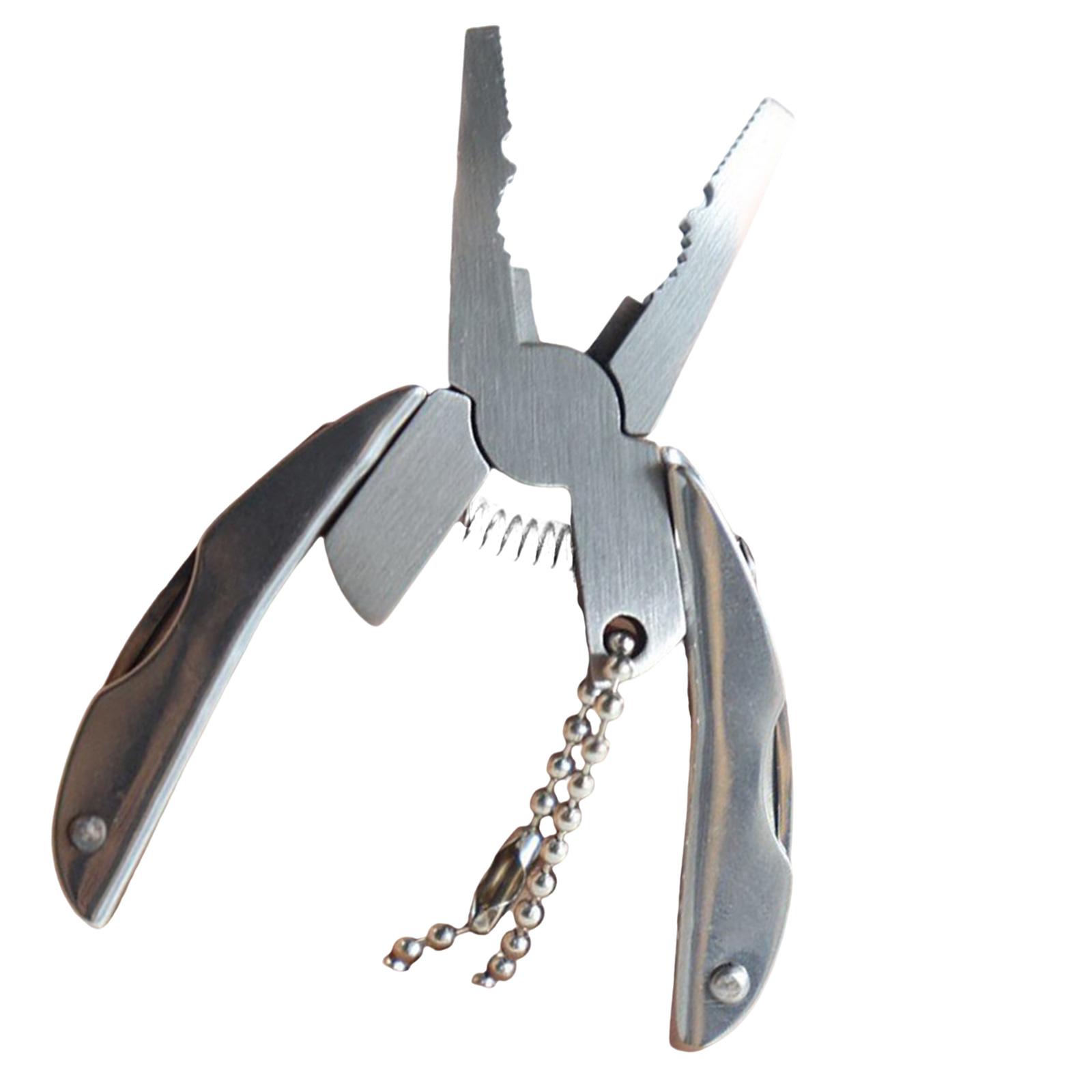 

Складные плоскогубцы Портативные плоскогубцы «Черепашья спина» Карманный инструмент с кусачками и отверткой для рыбалки на открытом воздухе, кемпинга, пеших походов