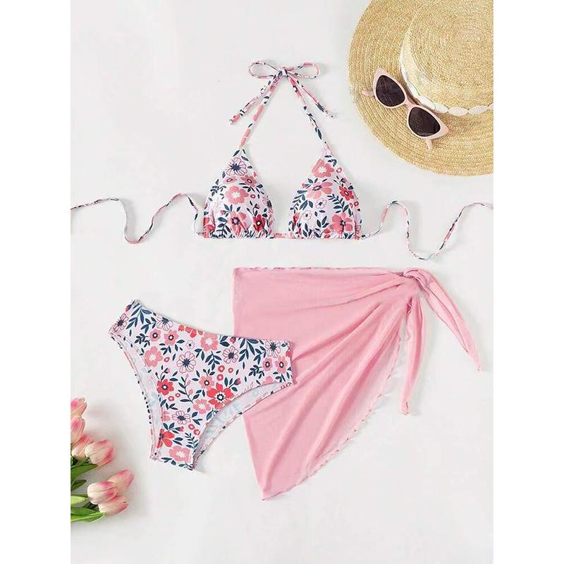 New Sexy Bikinis Floral Swimsuits Women's Swimwear Push Up Female Beach Swim Wear Bathing Suits Bikini Set