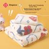 Grace Bath Towel for Women, Summer Use, Home-Use, for Children And Adults, Absorbent, Quick-Drying, Wrapable Coral Fleece, 70*140cm, Cute Bear Desig