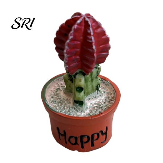 Magnetic Locker Accessory Cartoon Potted Cactus Fridge Magnet Resin 3D Mini Refrigerator Plants Kitchen Home Office Decoration Cabinet Decor