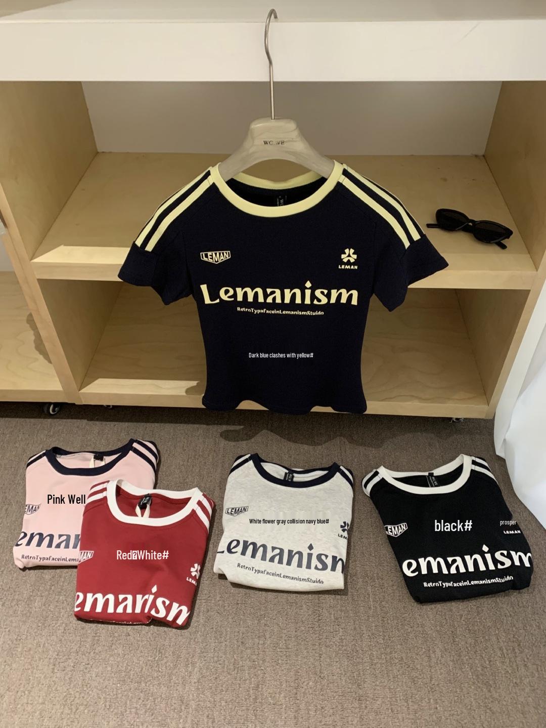 Women s Spring/Summer Letter Print Slimming T-shirt - White, Short Sleeve, Petite Fit. Medium