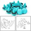 20-100PCS Auto Door Panel Clip with Seal Ring Auto Fastener Rivet Bumper Clip Retainer Car Interior Retaining Accessories