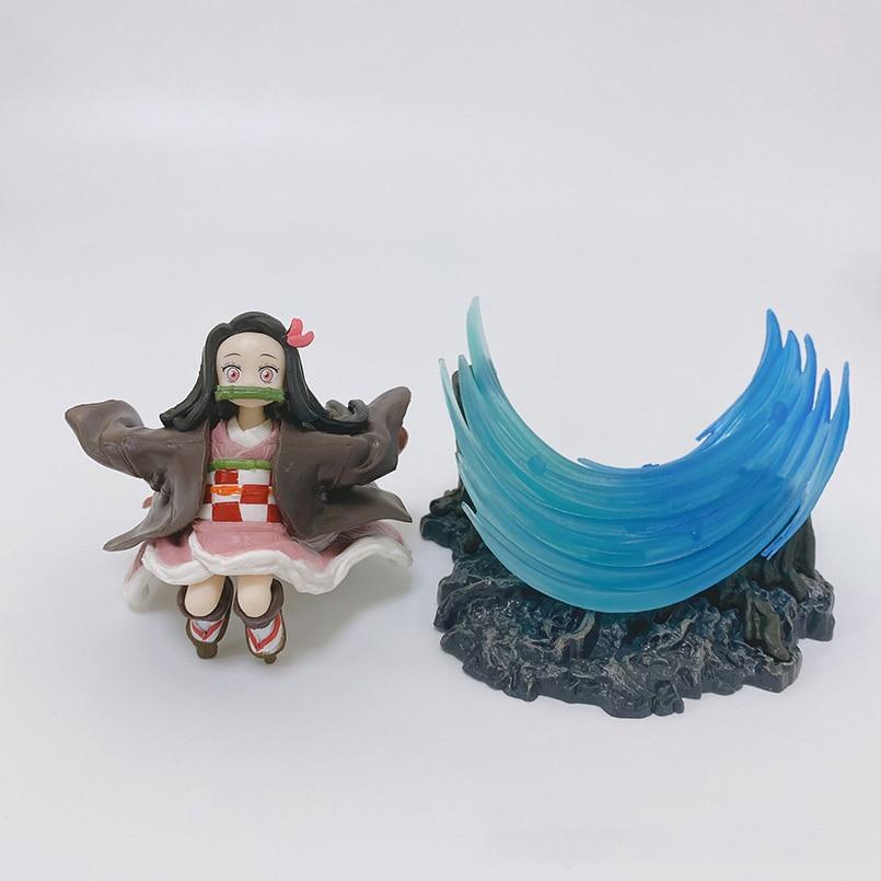 11cm Anime Demon Slayer Figure Demon Slayer Run Kamado Nezuko Pvc Action Figure Collectible Model Toys Kid Gift