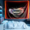 Arsenal F.C Print Tapestry, Lightweight Wall Hanging, for Bedroom, Dorm, Living Room, Home Art Decor - Birthday Christmas Gift for Friends