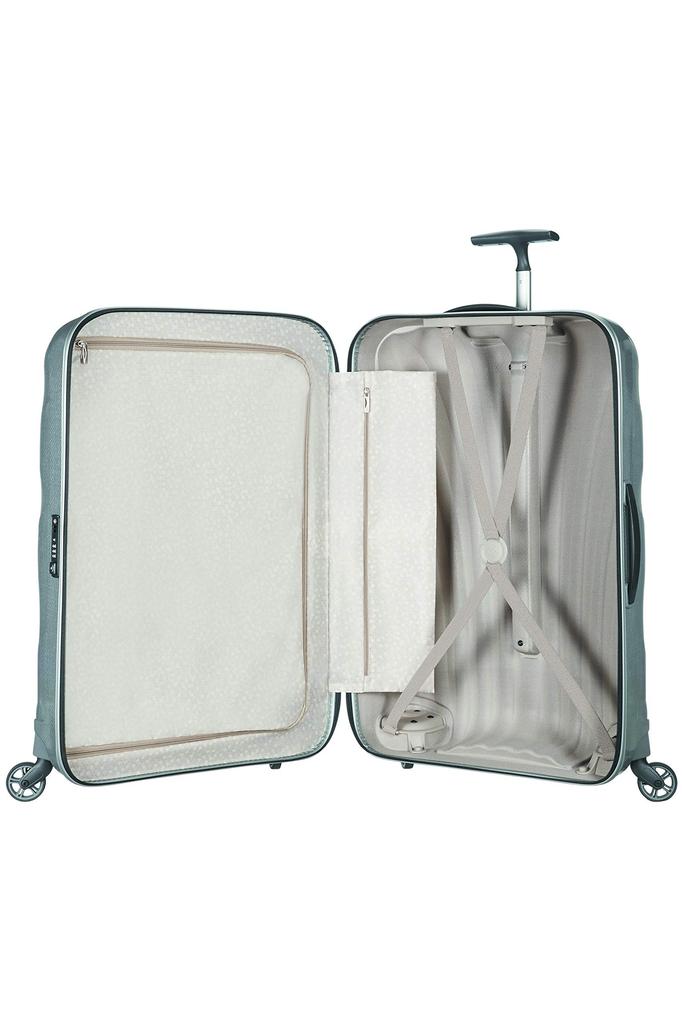 Samsonite Cosmolite Spinner 69 FL2 Koffer, Kostenlose Aufgabegepäckgröße, Garantie inklusive, 68L, 69cm, 2.3kg, V22*25306, 25, Silber