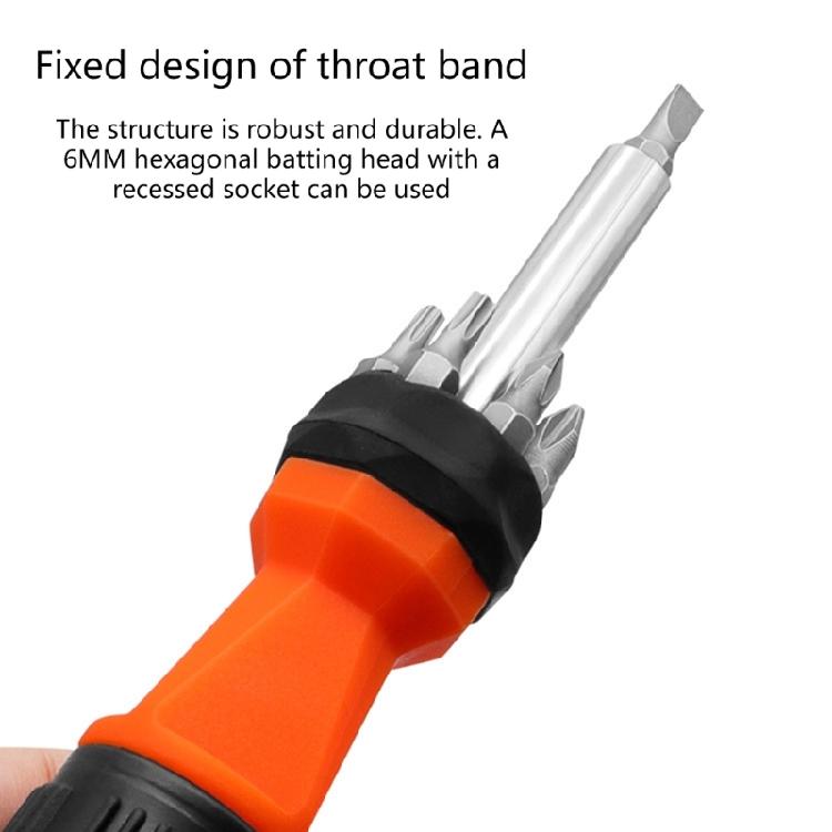Vielseitiges und ergonomisches 6-mm-Ratschenschraubendreher-Set für Heimwartung DIY
