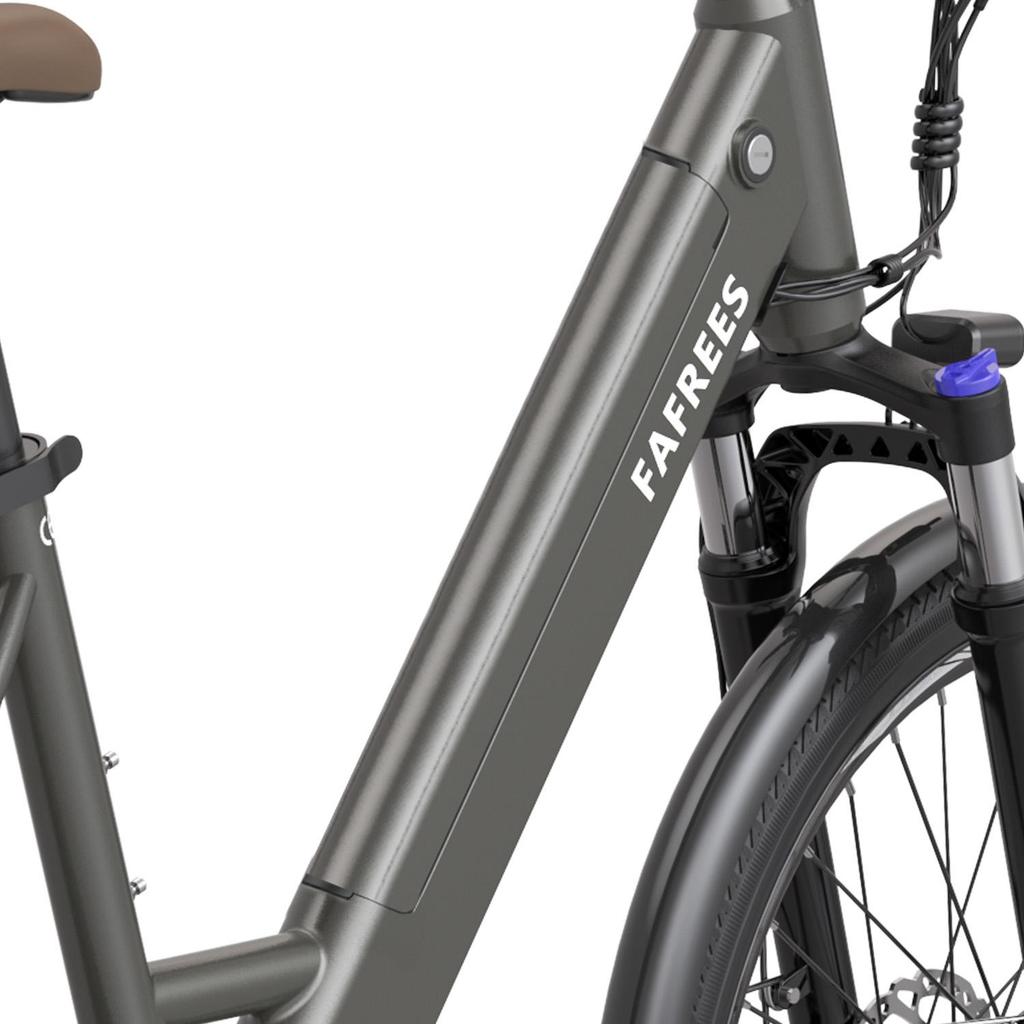 FAFREES F26 Pro City Commuting Electric Bicycle With TowSeat 36V15Ah Battery 250W Motor 26 Inch City Tires 120KG Load E-Bike For Adult