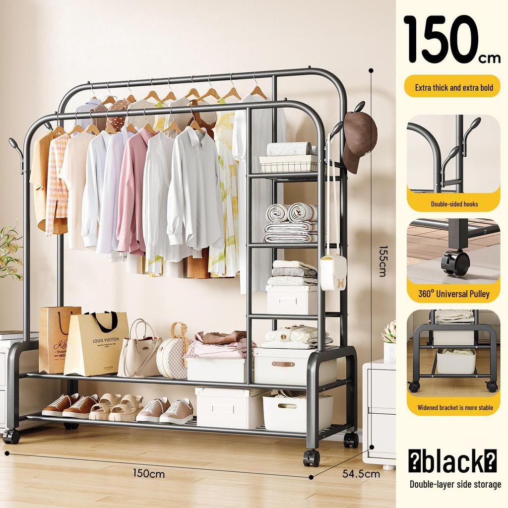 Premium Folding Indoor Clothes Drying Rack for Balcony & Bedroom