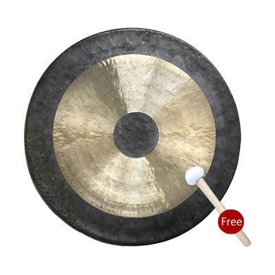 18-30 cm-es, kézzel vert Dob Gong Kína híres pekingi opera ütős hangszer Gong gong kalapáccsal