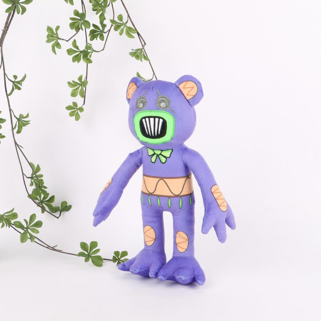 BOKKIE Demo Plush Purple Toothed Terrifying Bear Plush Toy Doll