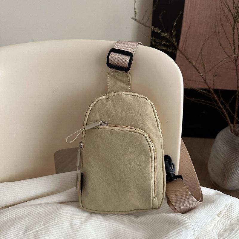 

Летние новые мужские и женские наплечные сумки-мессенджеры, однотонные повседневные и легкие для прогулок спортивные универсальные нагрудные сумки-поясные сумки хаки