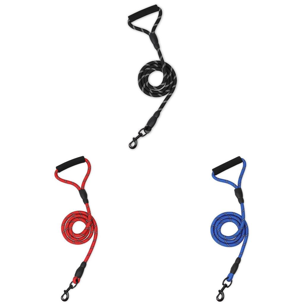 Pet Walking Rope With Reflective Circle Strip For Nighttime Dog Exercise