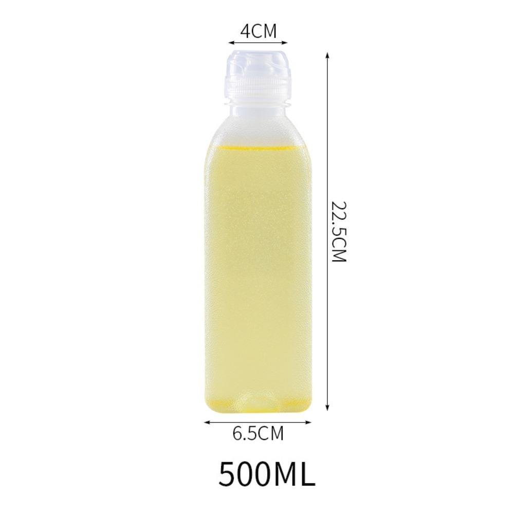300/500ML Oil Bottle Simple Oil Pot Flavor Full Empty Bottle Kitchen Squeeze Seasoning Bottle Oil Control Squeeze Bottle