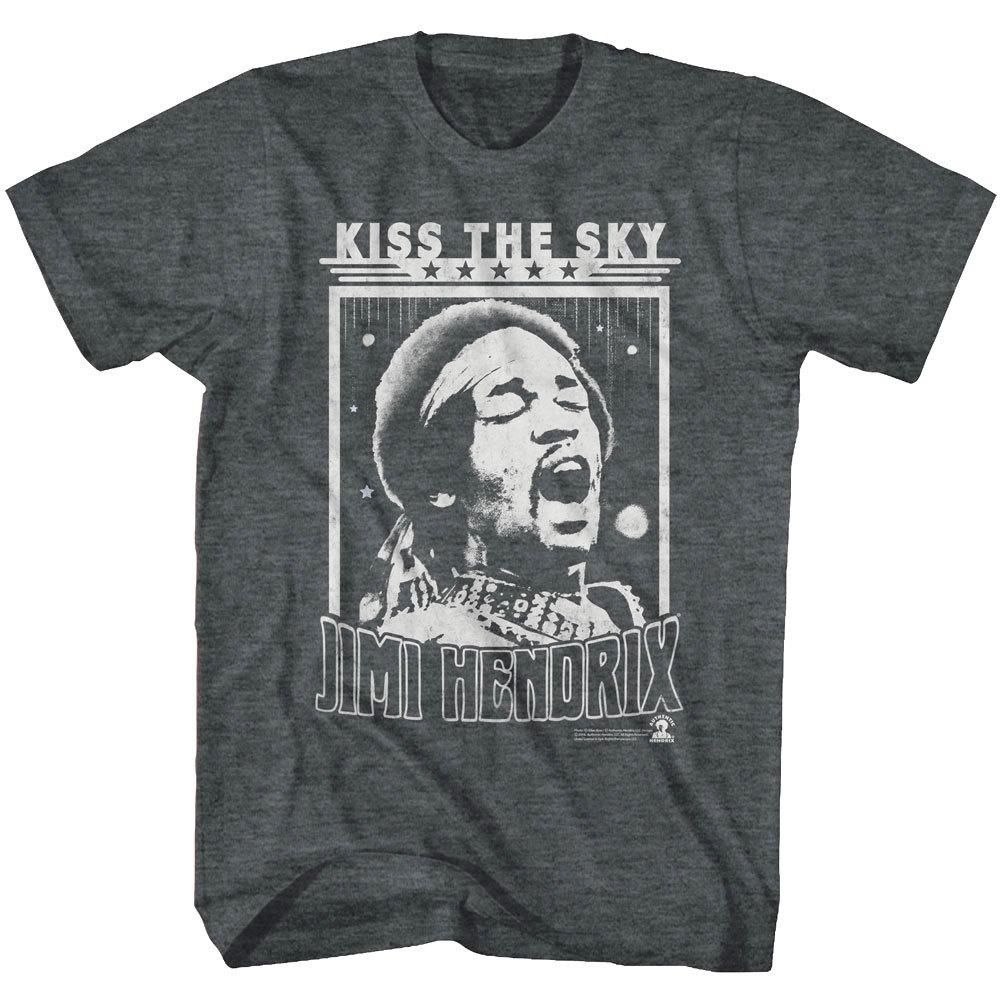 Jimi Hendrix Kiss The Sky Men T Shirt Guitar Rock Album Concert Tour Merch Top XL