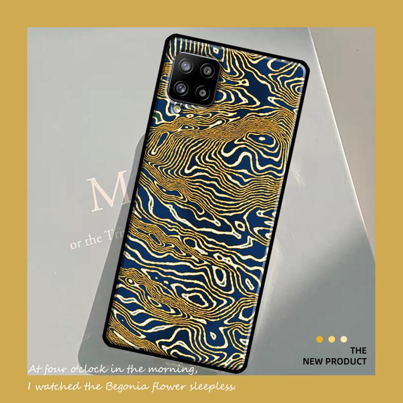 Damaskus-Tarnmuster für Samsung Galaxy A54 A34 A53 A73 A33 A23 A13 A51 A71 A12 A22 A32 A42 A52 A14 Handyhülle
